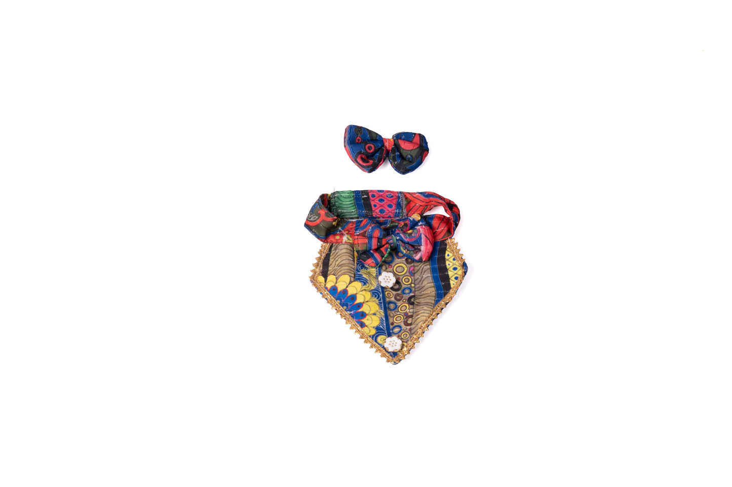 Festive Flair Bandana with hair bow