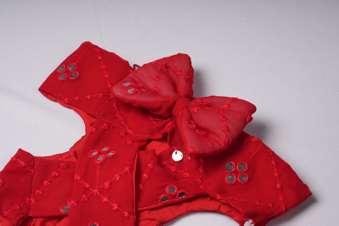 Ruby Sparkle Pet Lehenga