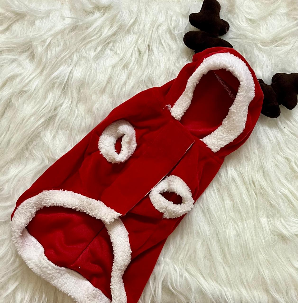 SantaPaw Red Outfit