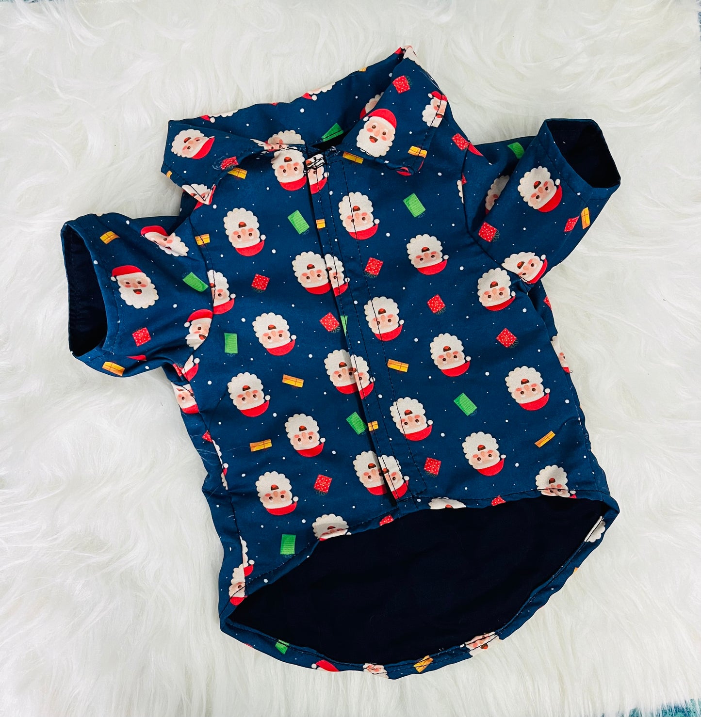 Santapaws Blue Shirt