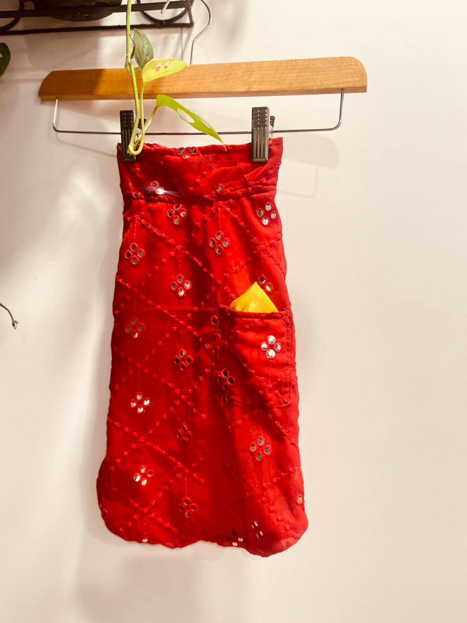 Majestic Red Kurta
