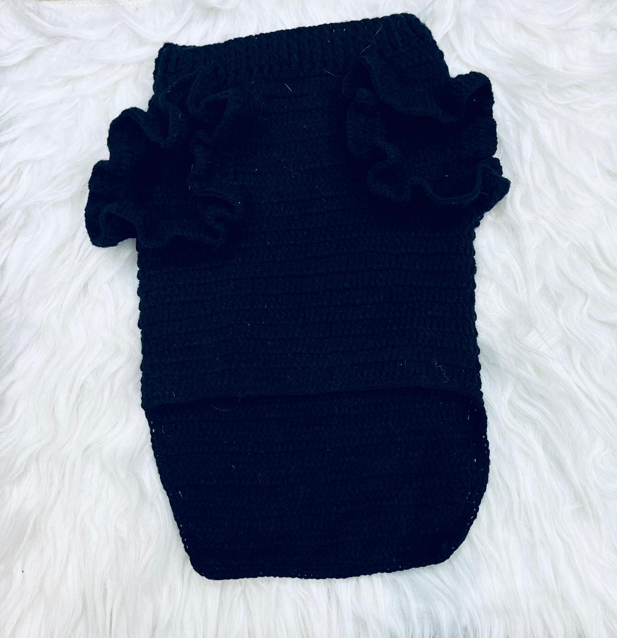 Sleeve Frill Sweater