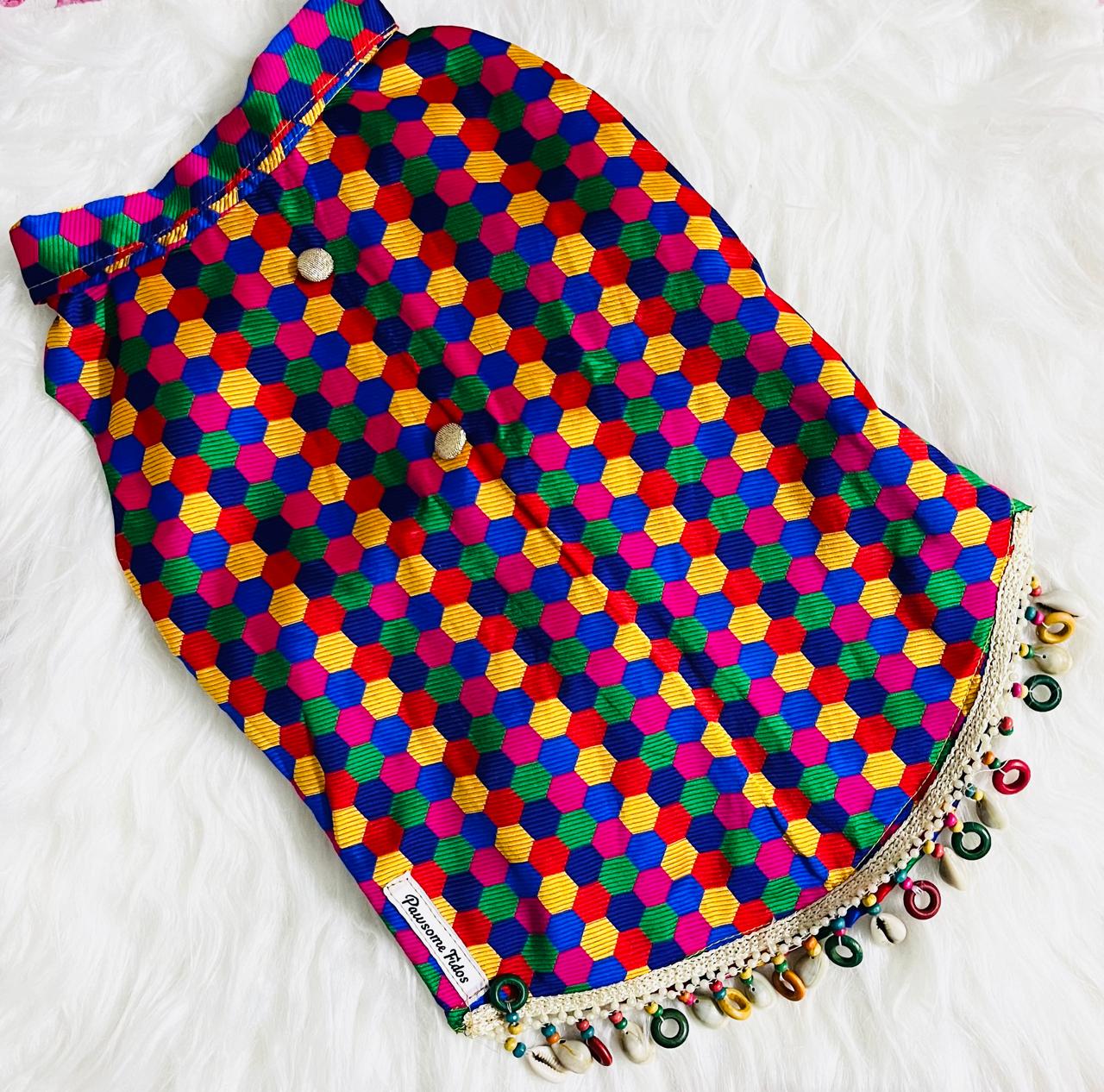 Multi colored kurta