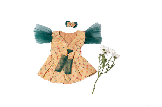 Cream Royale Pet Dress