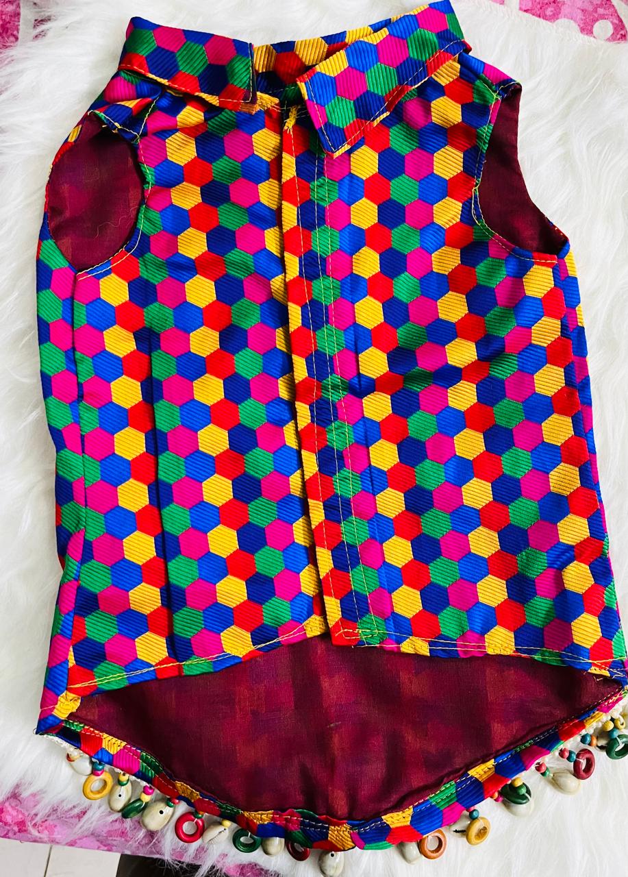 Multi colored kurta