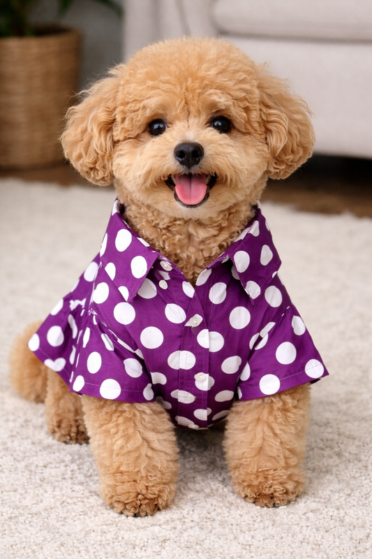 Polka Shirt for cats and dogs
