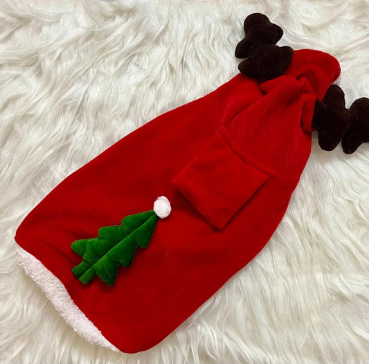 SantaPaw Red Outfit