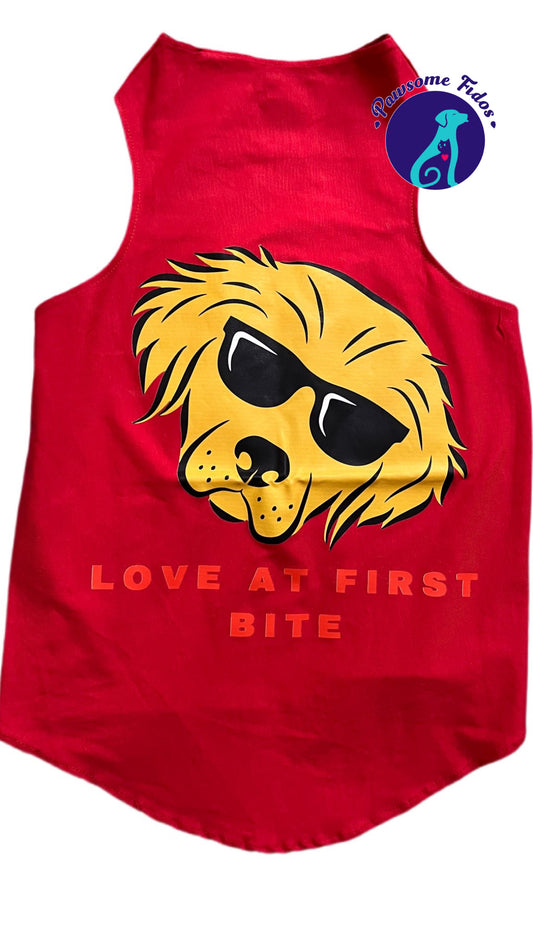 Printed Red T-Shirt for Dogs