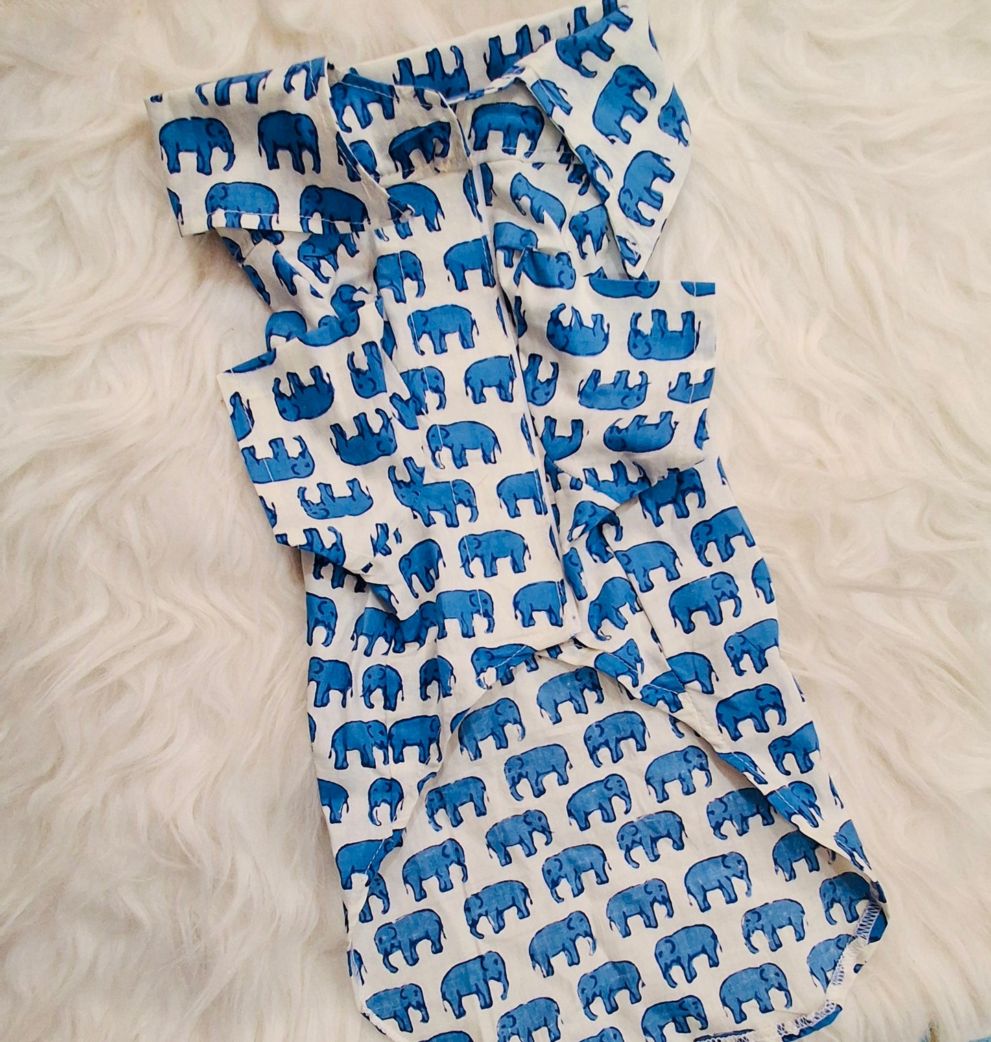 Elephant print Shirt for cats and dogs
