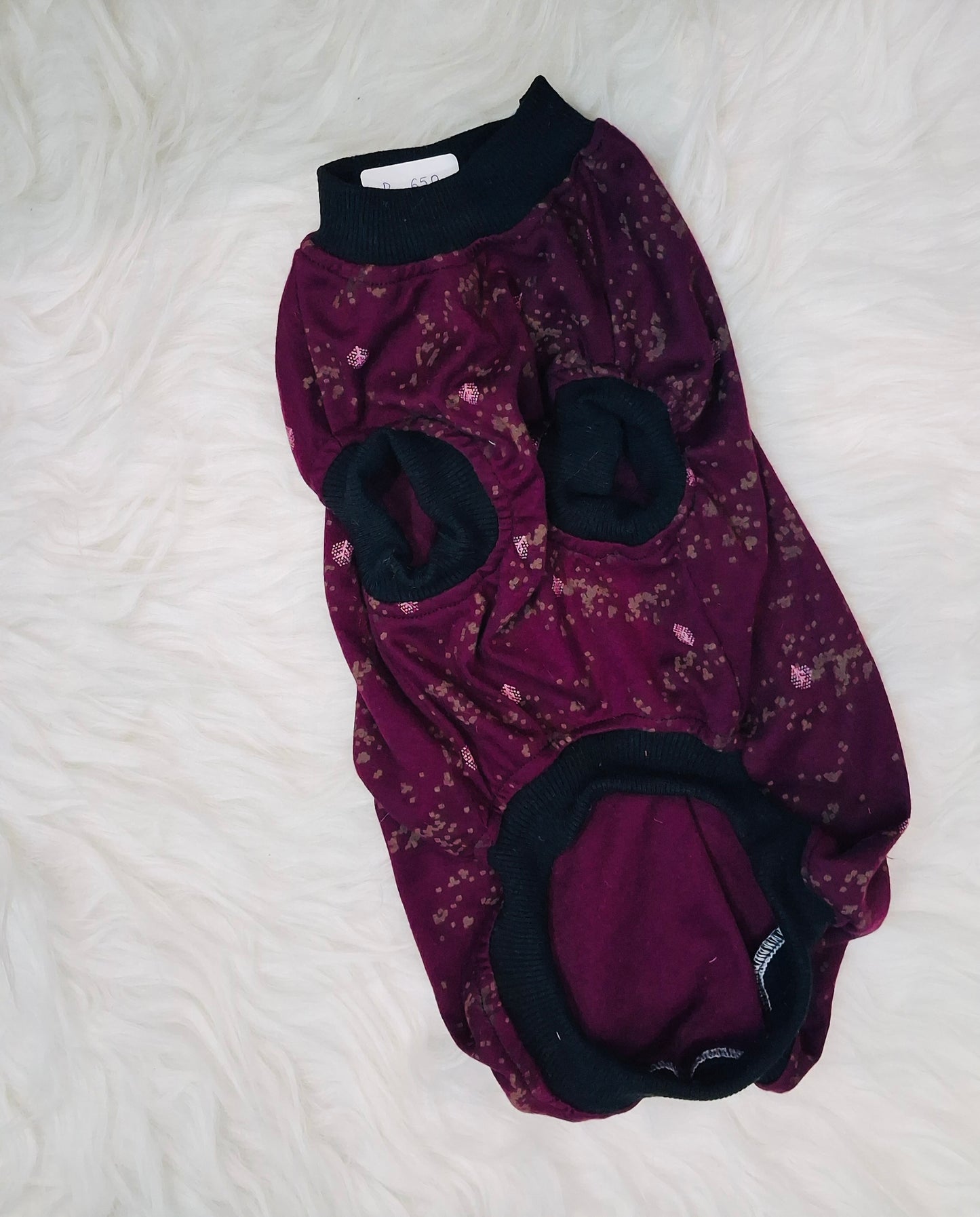 Dark Pink Printed Tshirt