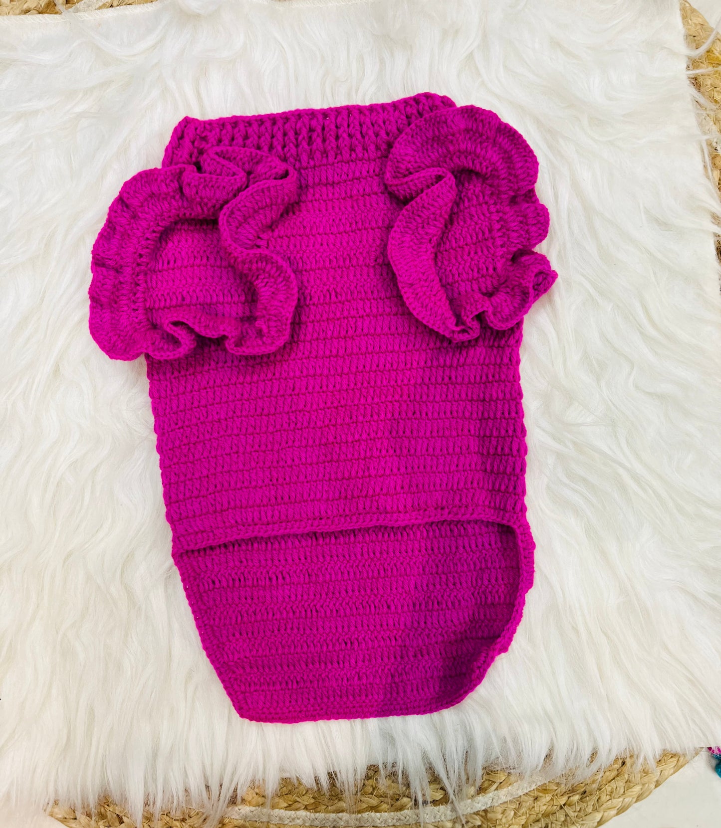 Sleeve Frill Sweater