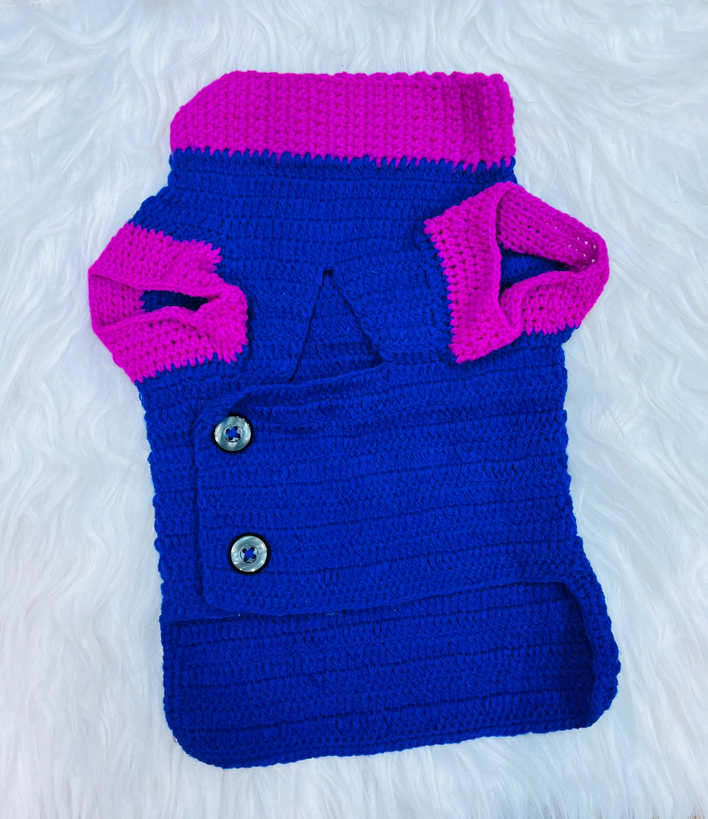 Button square Sweater
