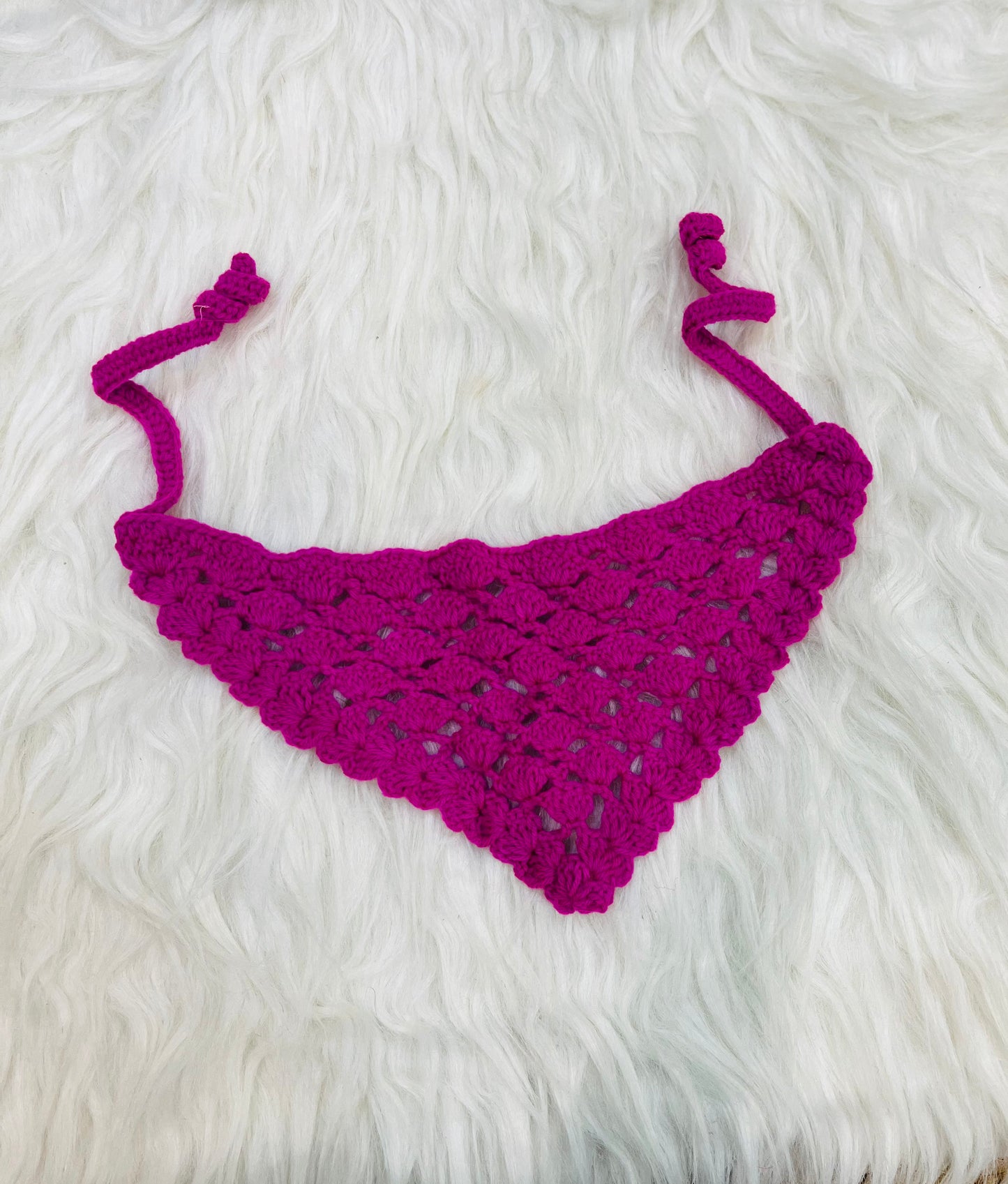 Pawsome Crochet Bandana