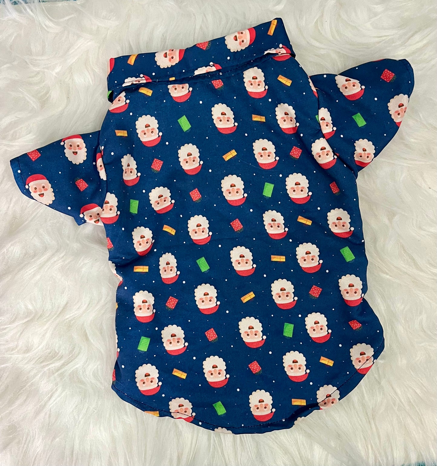 Santapaws Blue Shirt