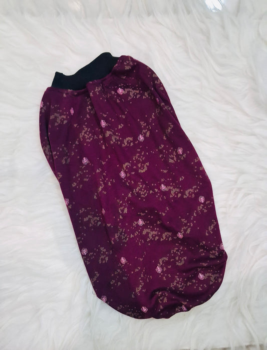 Dark Pink Printed Tshirt