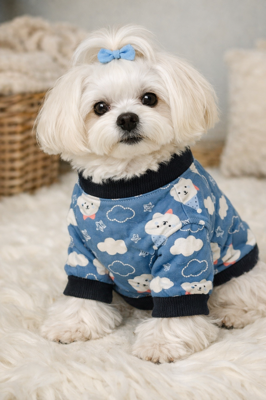 Cartoon Blue T-shirt