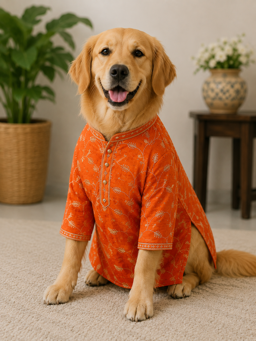 Orange kurta