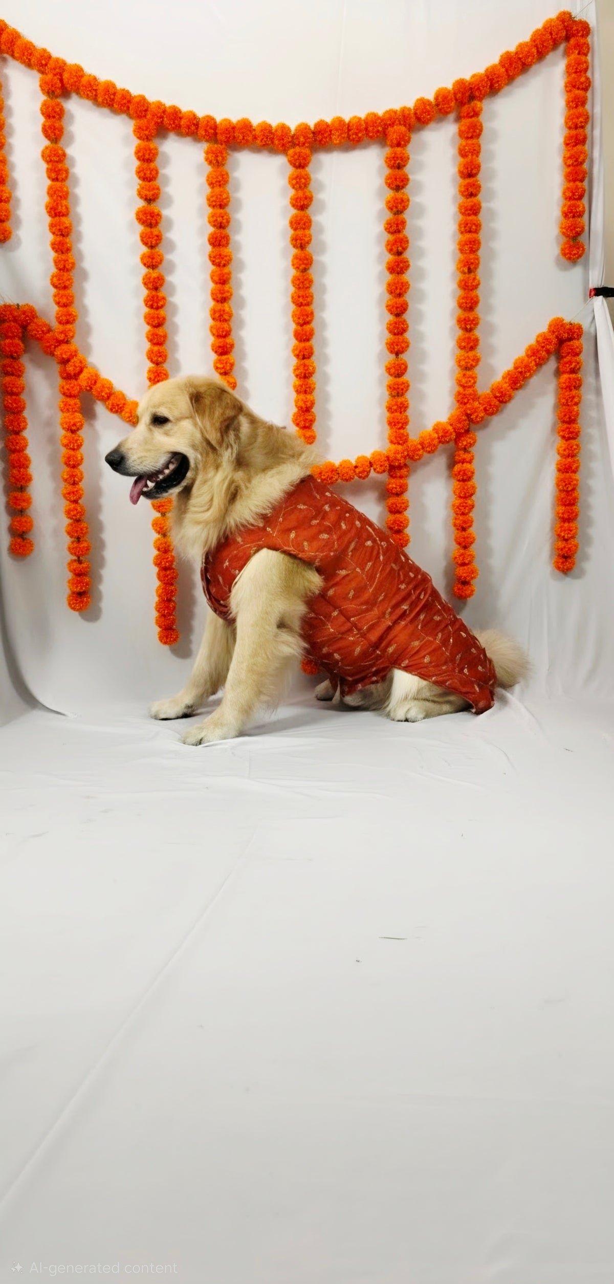 Orange kurta