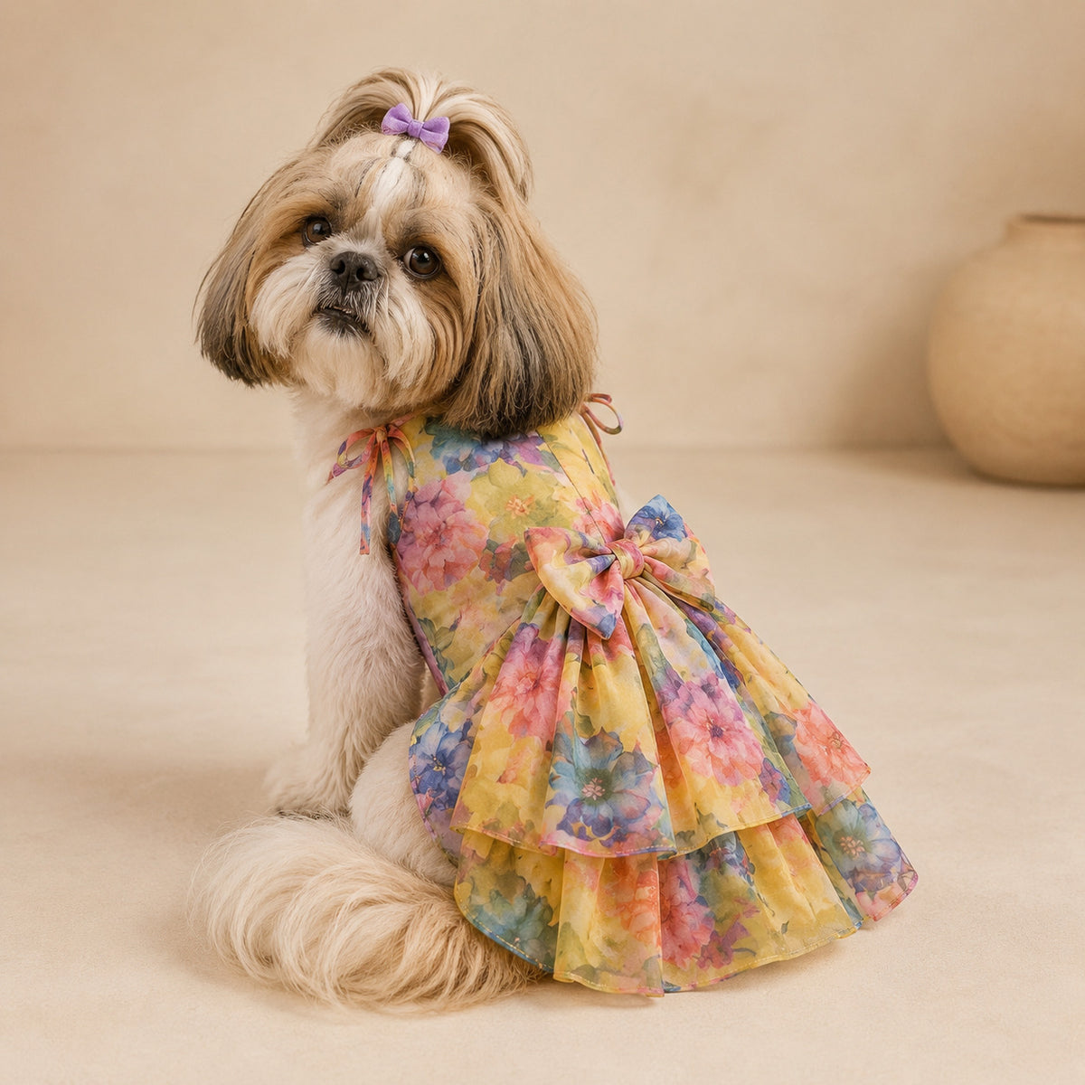 Yellow Organza dress
