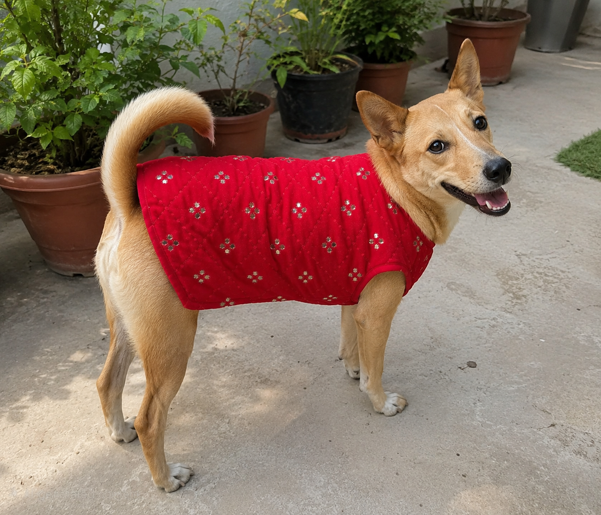 Majestic Red Kurta